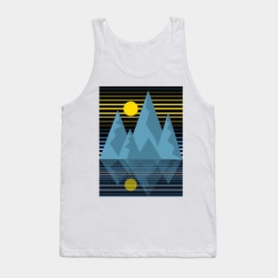 Mountains reflection in the lake Tank Top